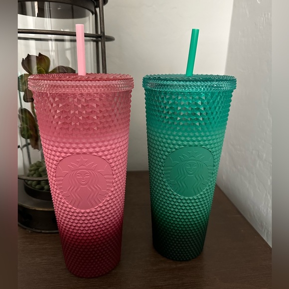 Starbucks Blush Gradient and Mint Gradient Venti Tumblers Set, Holiday 2022